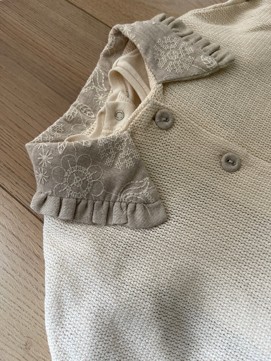 Liya Beige Luxe Cape