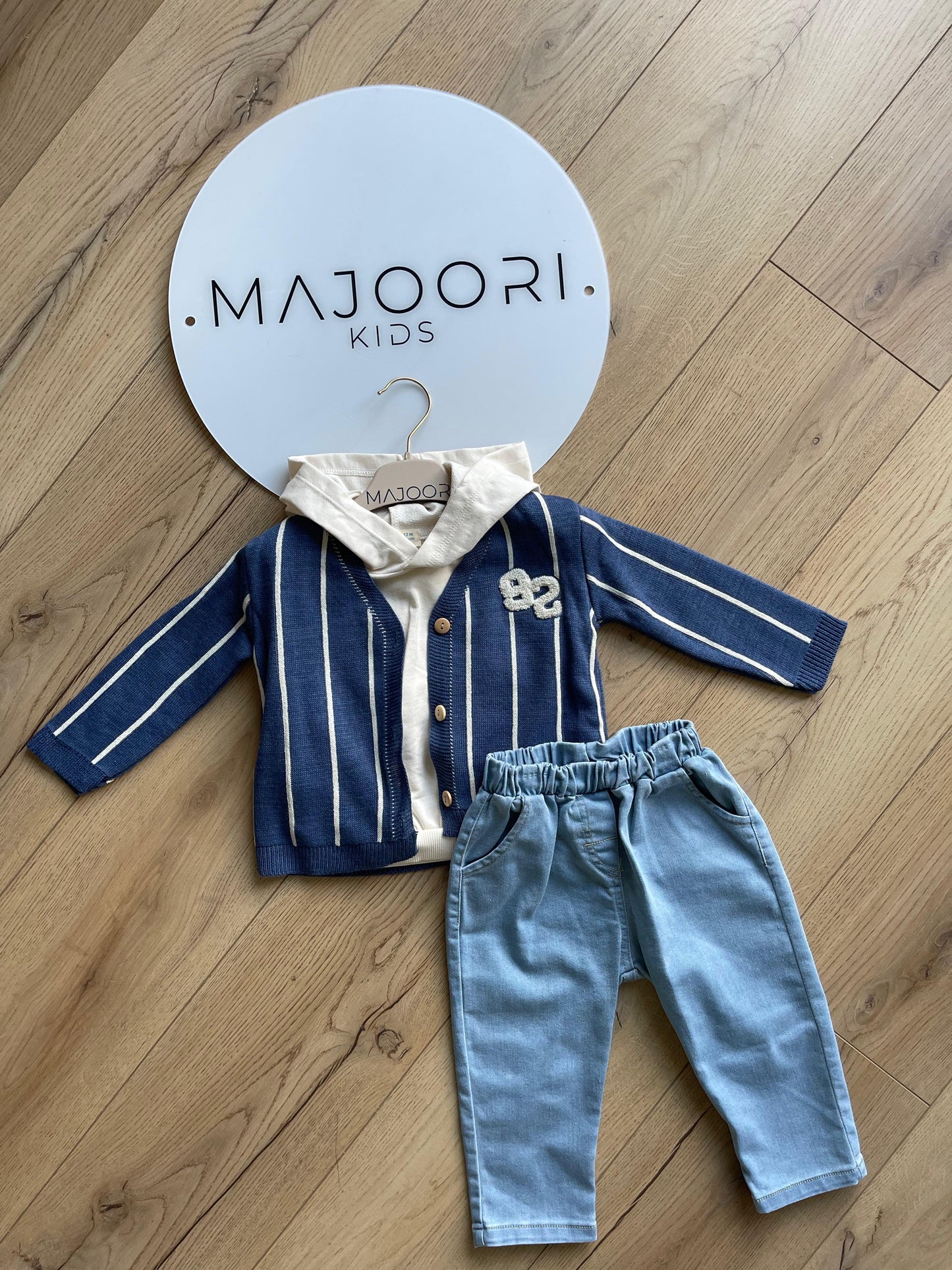 Urban Stripes Hoodie Set