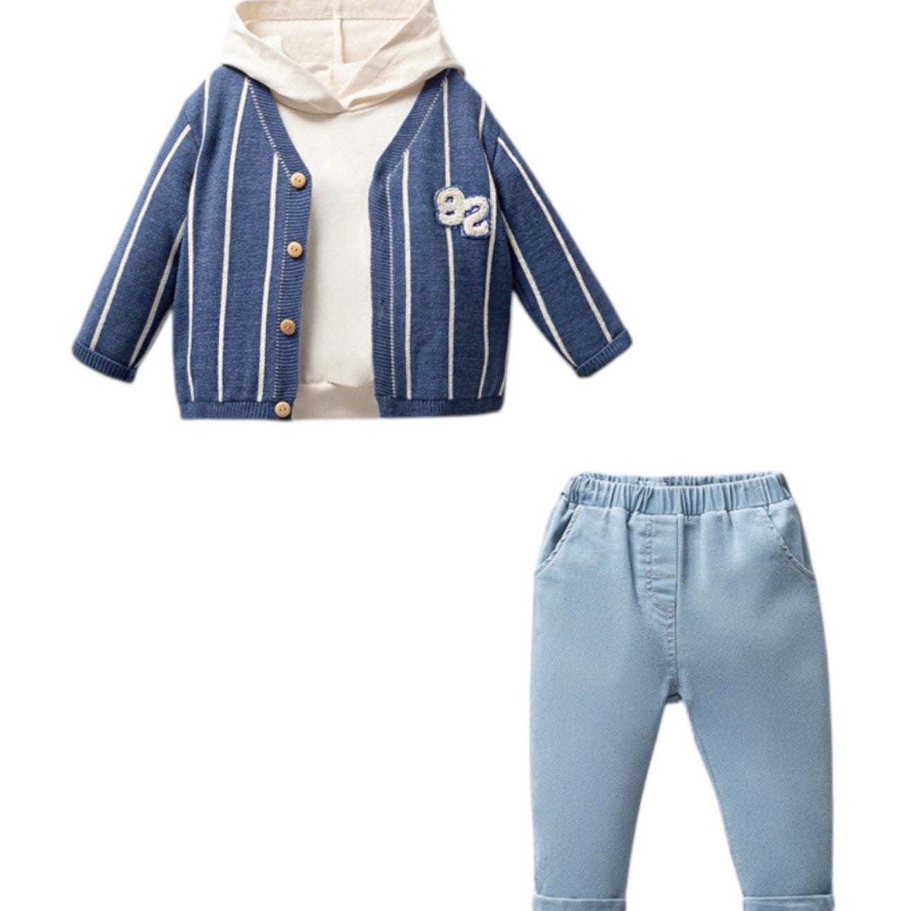Urban Stripes Hoodie Set