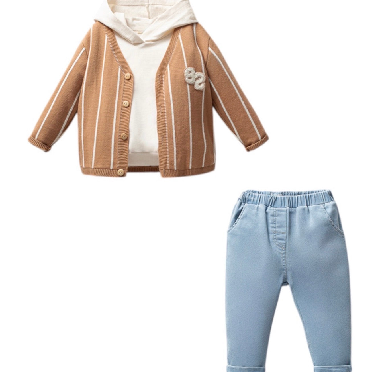 Urban Stripes Hoodie Set